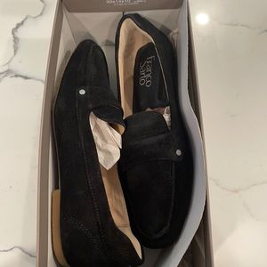 Franco Sarto Suede Loafers. New with box and tags. Never worn.